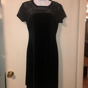 Connected Apparel black evening dress